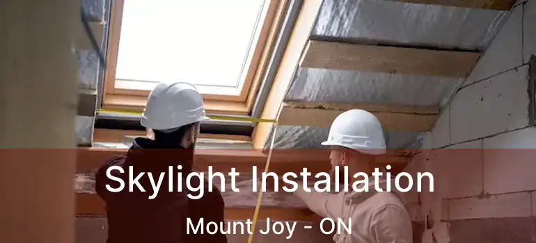  Skylight Installation Mount Joy - ON