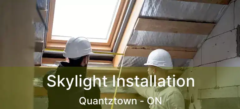  Skylight Installation Quantztown - ON