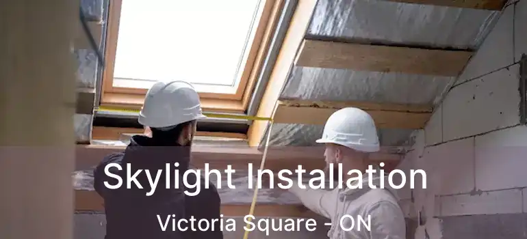  Skylight Installation Victoria Square - ON