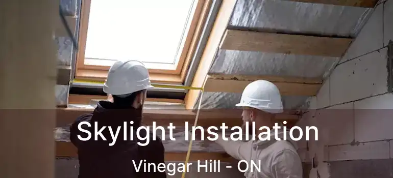  Skylight Installation Vinegar Hill - ON