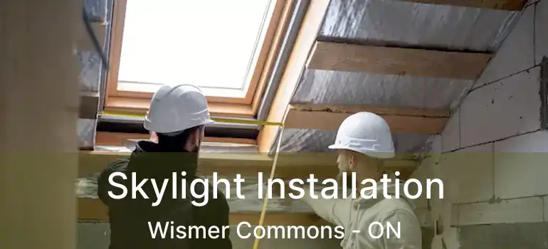  Skylight Installation Wismer Commons - ON