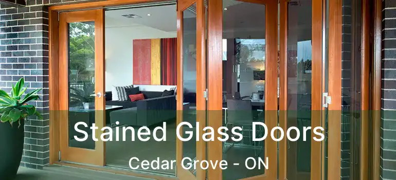  Stained Glass Doors Cedar Grove - ON