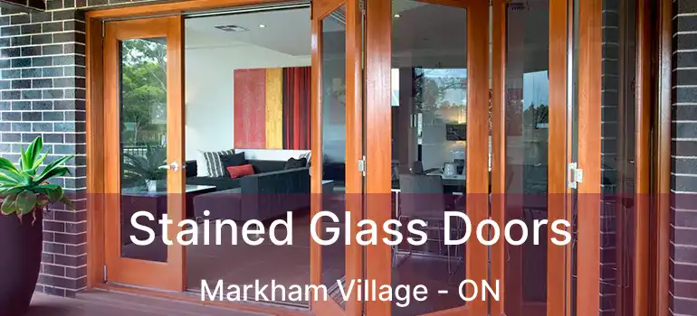  Stained Glass Doors Markham Village - ON