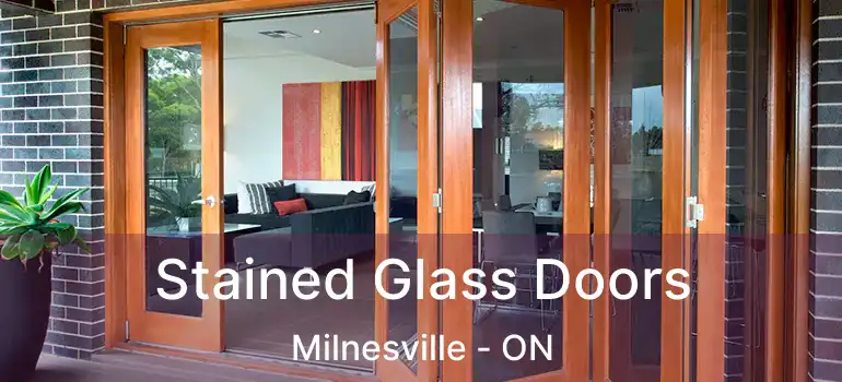  Stained Glass Doors Milnesville - ON