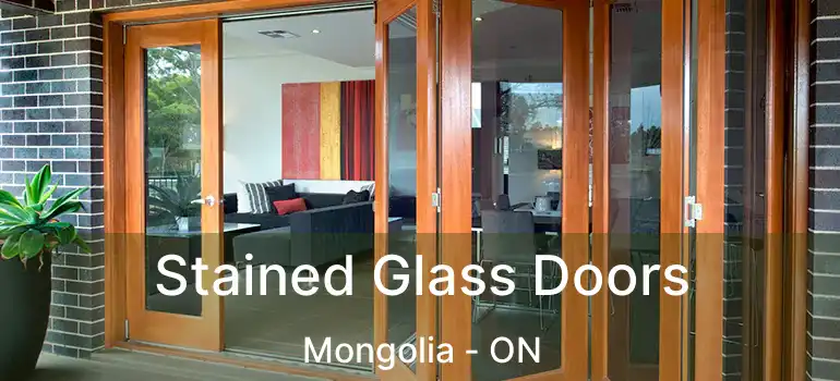  Stained Glass Doors Mongolia - ON
