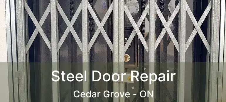  Steel Door Repair Cedar Grove - ON