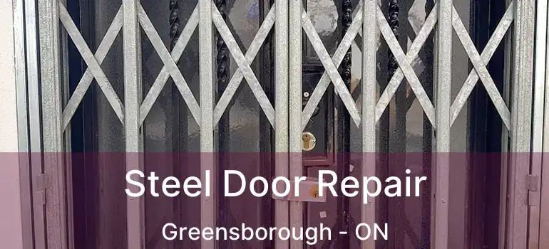  Steel Door Repair Greensborough - ON