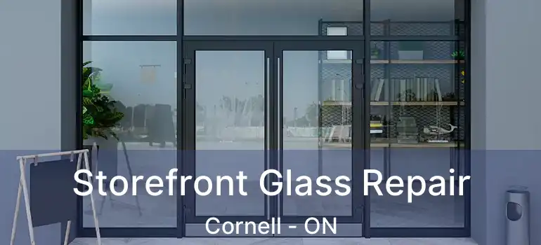  Storefront Glass Repair Cornell - ON