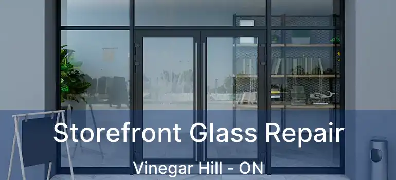  Storefront Glass Repair Vinegar Hill - ON