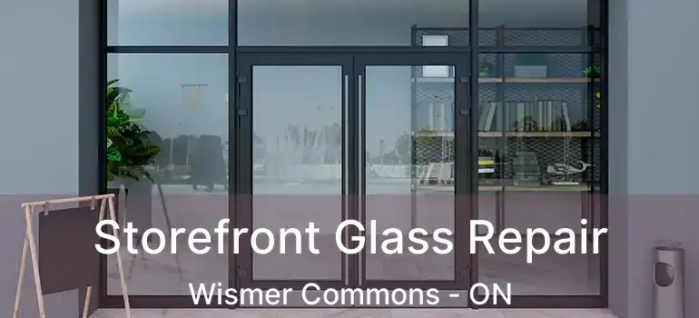  Storefront Glass Repair Wismer Commons - ON