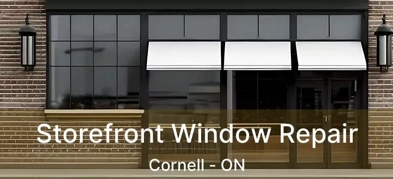  Storefront Window Repair Cornell - ON