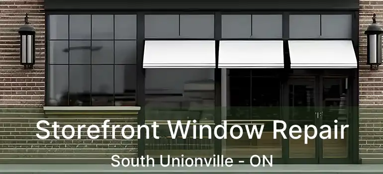  Storefront Window Repair South Unionville - ON
