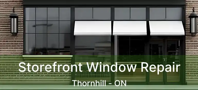  Storefront Window Repair Thornhill - ON
