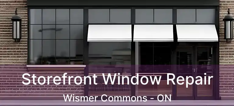  Storefront Window Repair Wismer Commons - ON