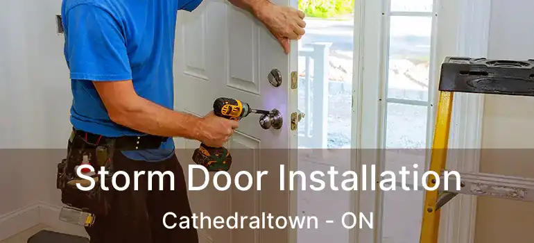  Storm Door Installation Cathedraltown - ON