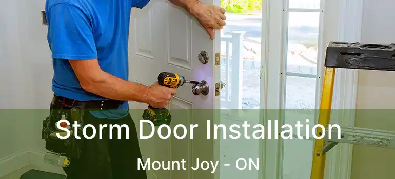  Storm Door Installation Mount Joy - ON