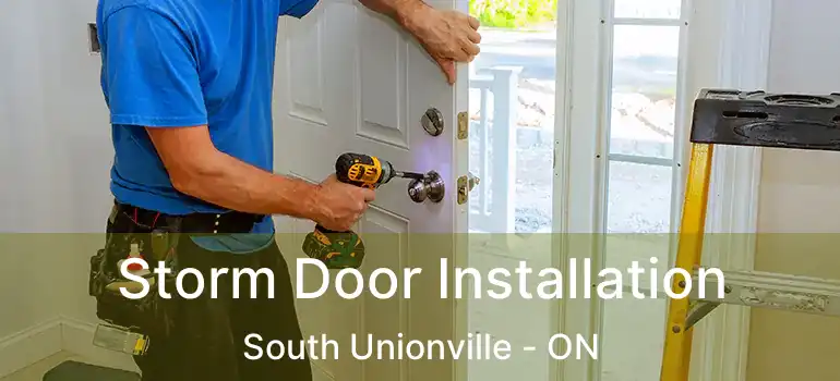 Storm Door Installation South Unionville - ON