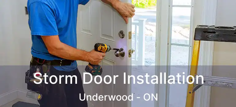  Storm Door Installation Underwood - ON