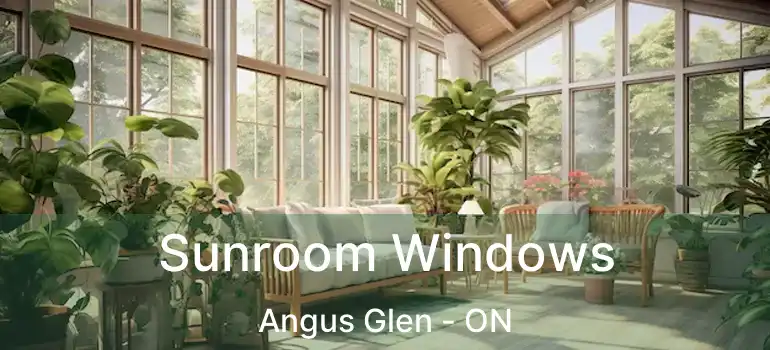  Sunroom Windows Angus Glen - ON