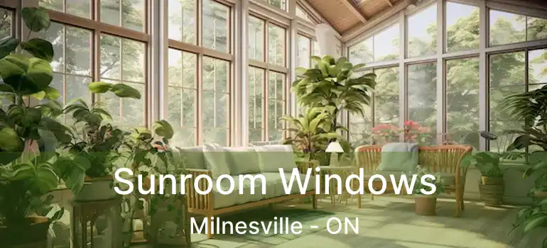  Sunroom Windows Milnesville - ON