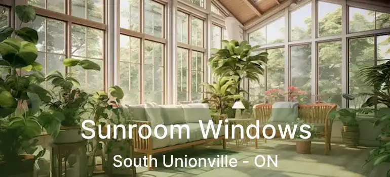  Sunroom Windows South Unionville - ON