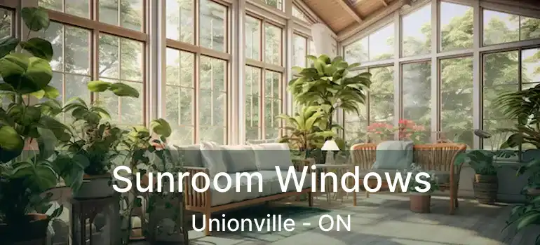  Sunroom Windows Unionville - ON