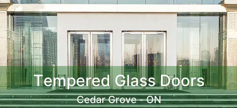  Tempered Glass Doors Cedar Grove - ON
