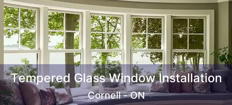  Tempered Glass Window Installation Cornell - ON