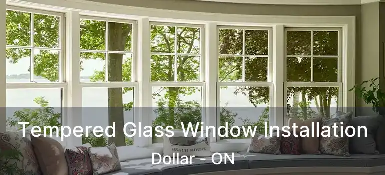  Tempered Glass Window Installation Dollar - ON