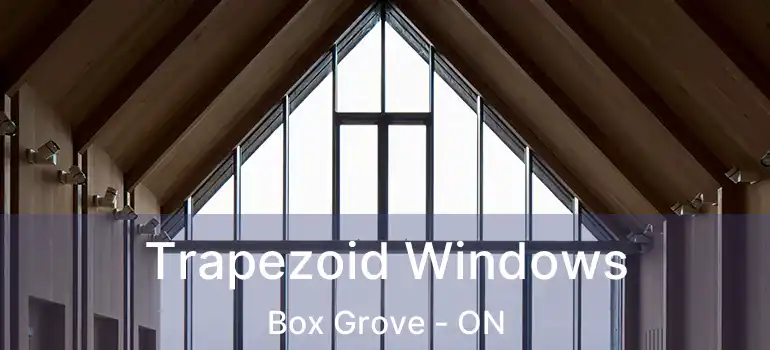  Trapezoid Windows Box Grove - ON