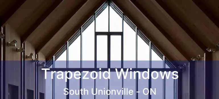  Trapezoid Windows South Unionville - ON