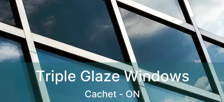  Triple Glaze Windows Cachet - ON