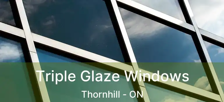  Triple Glaze Windows Thornhill - ON