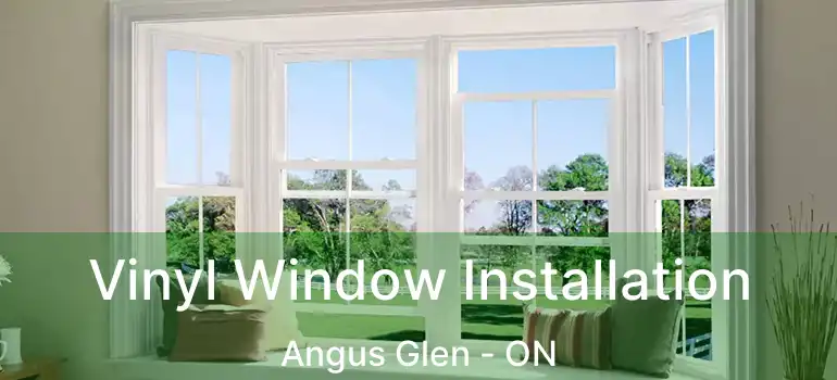  Vinyl Window Installation Angus Glen - ON