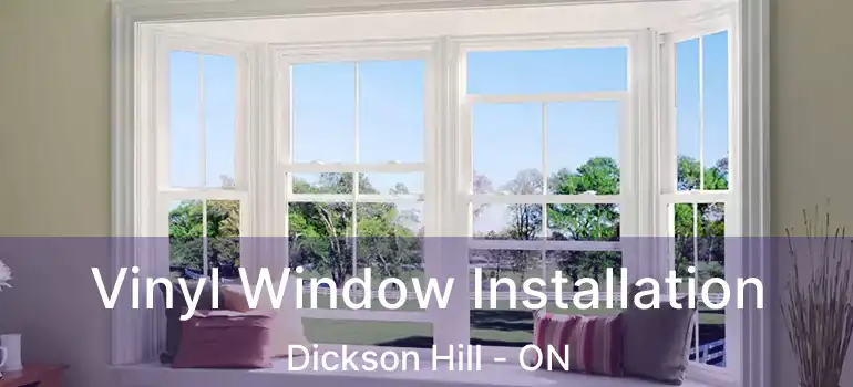  Vinyl Window Installation Dickson Hill - ON