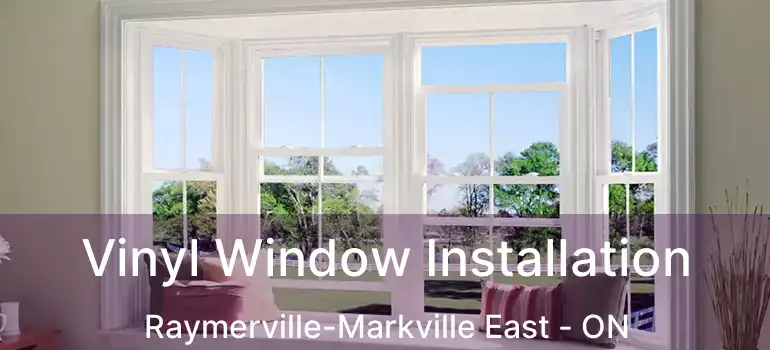  Vinyl Window Installation Raymerville-Markville East - ON