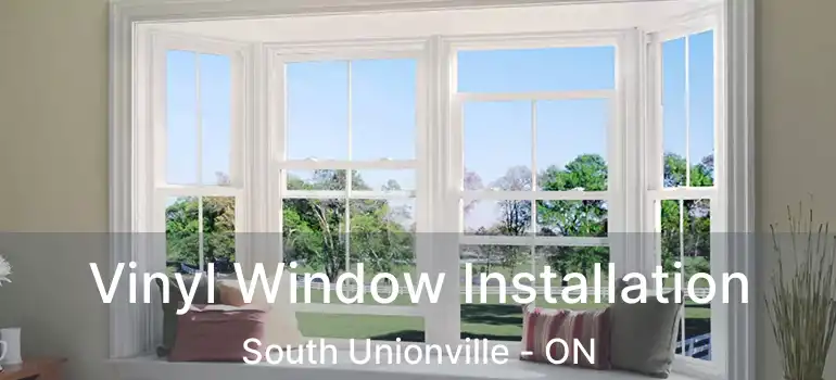  Vinyl Window Installation South Unionville - ON