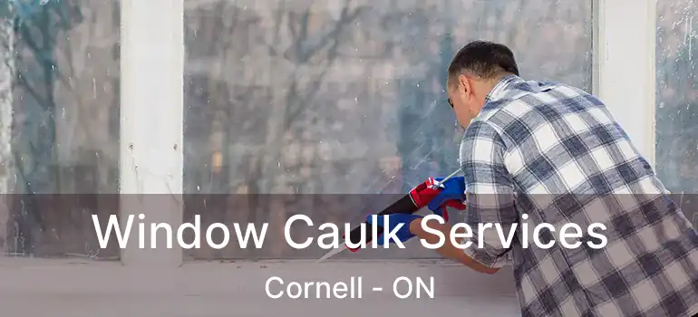  Window Caulk Services Cornell - ON
