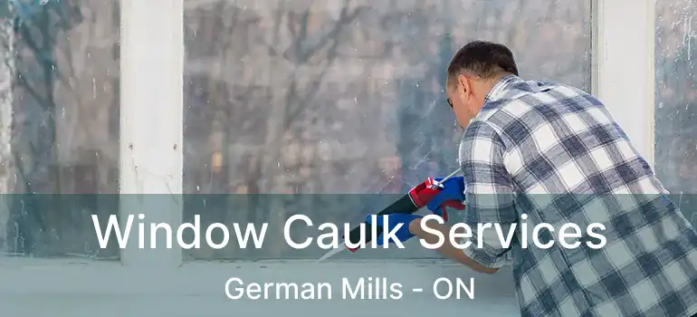  Window Caulk Services German Mills - ON