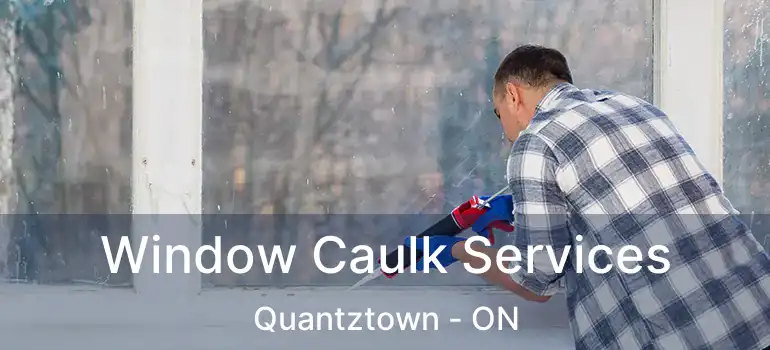  Window Caulk Services Quantztown - ON