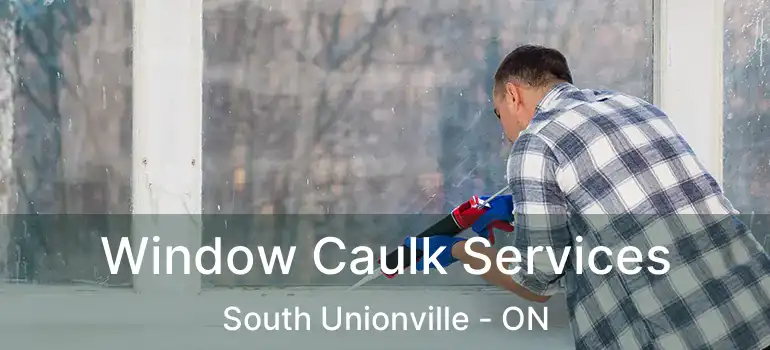  Window Caulk Services South Unionville - ON