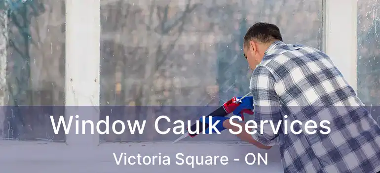  Window Caulk Services Victoria Square - ON