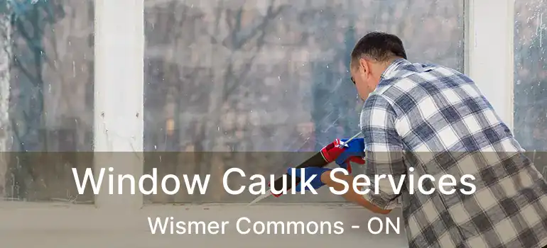  Window Caulk Services Wismer Commons - ON