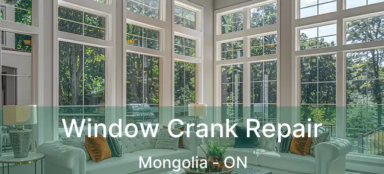  Window Crank Repair Mongolia - ON