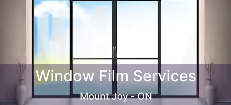  Window Film Services Mount Joy - ON