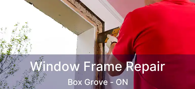  Window Frame Repair Box Grove - ON