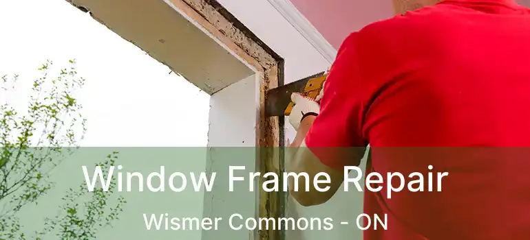  Window Frame Repair Wismer Commons - ON