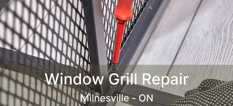  Window Grill Repair Milnesville - ON