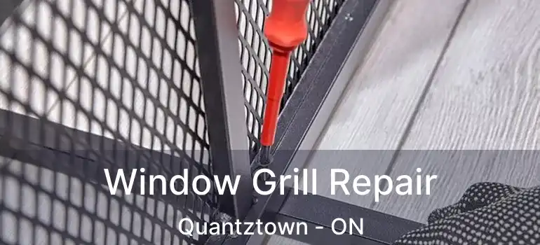  Window Grill Repair Quantztown - ON