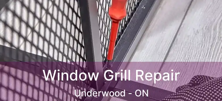  Window Grill Repair Underwood - ON